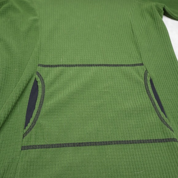 Melanzana Micro Grid Dress Womens Medium V2 Ivy Fleece Hood Long Sleeve Outdoor - Picture 3 of 11